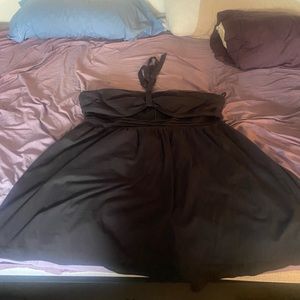 FTF Halter Keyhole Dress